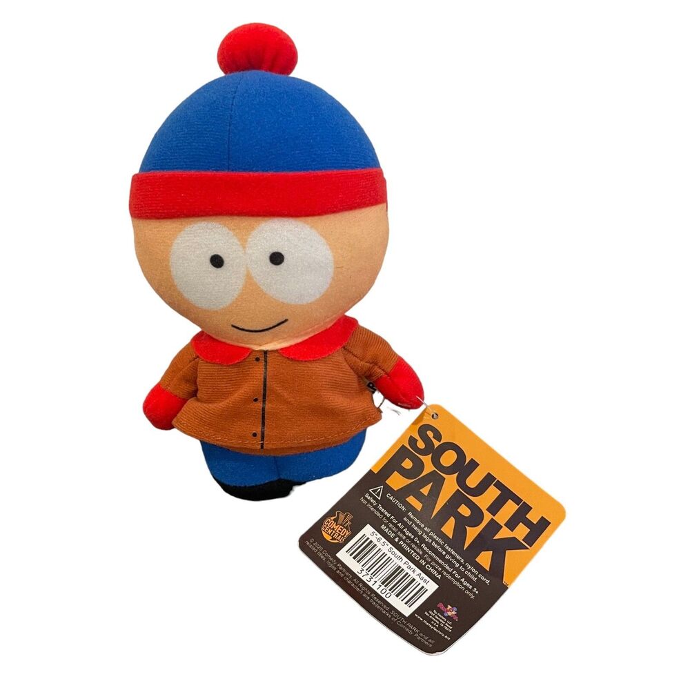 South Park Plush 6” STAN Marsh Stuffed Comedy Central Toy Factory Toy Soft NWT